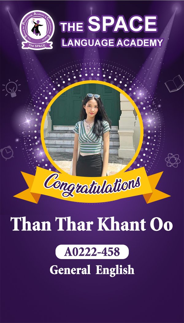 Than Thar Khant Oo